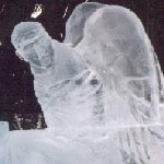 World Championship of Ice, 'Stairs to the sky - the fragment', Vladimir Kuraev, Alexei Sheboldaev , Alexandr Stozharov, h=7,5, 1999, the USA, Alaska